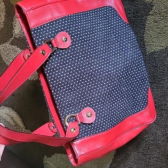 Kate Spade handbag Fabric and Leather Like New - Picture 4 of 10